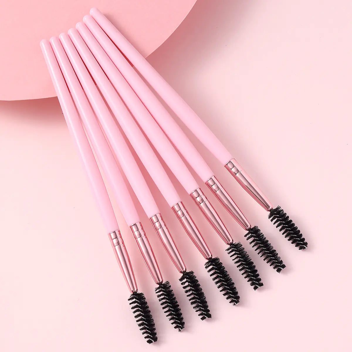 Crystal Lash Brush Set with Spiral and Colorful Tweezers