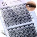 DF touchjoy Lash Clusters 280Pcs Cluster Eyelash Extensions D Curl Lash Clusters Natural and Wispy Cluster Lashes Mixed 8-16mm Eyelash Clusters Individual Lashes (I Slay-30D 40D)