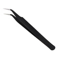 1pcs Fine Point Tweezers Splinter Tweezer Professional Precision Pointed Tweezer Sharp Precision Needle Nose Tip Anti-Static Stainless Steel Curved Tweezers