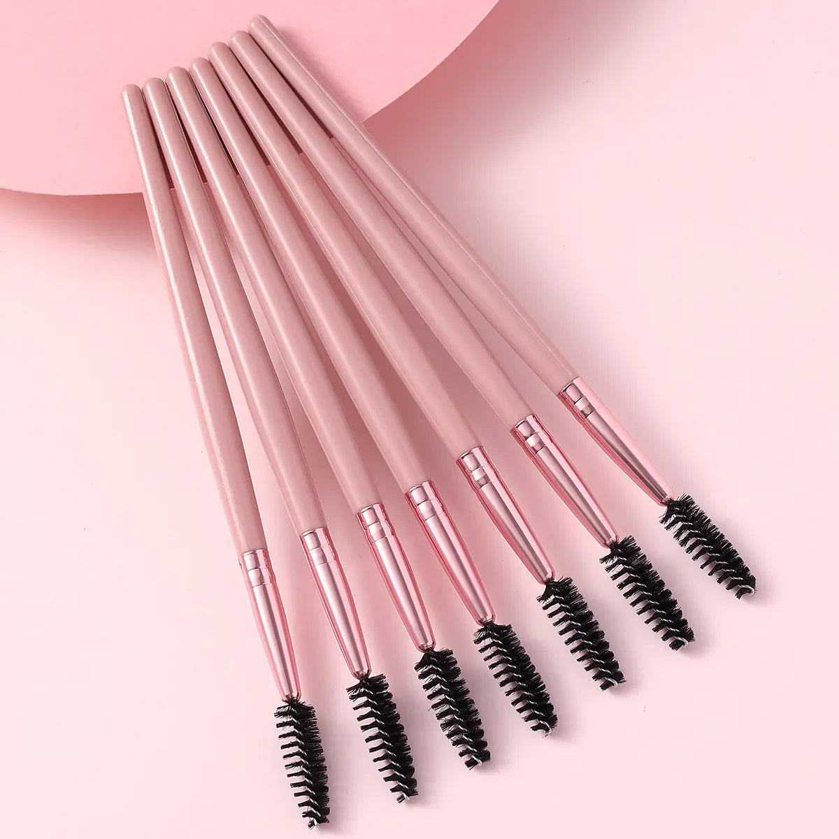 Crystal Lash Brush Set with Spiral and Colorful Tweezers